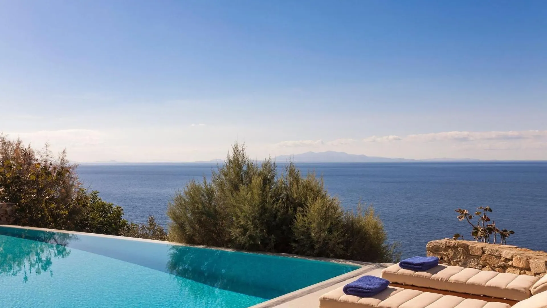 Excellent Mykonos Villa Villa Psarrou Epsilon 4 Bedrooms Stunning Sea Views Psarrou Mykonos Town