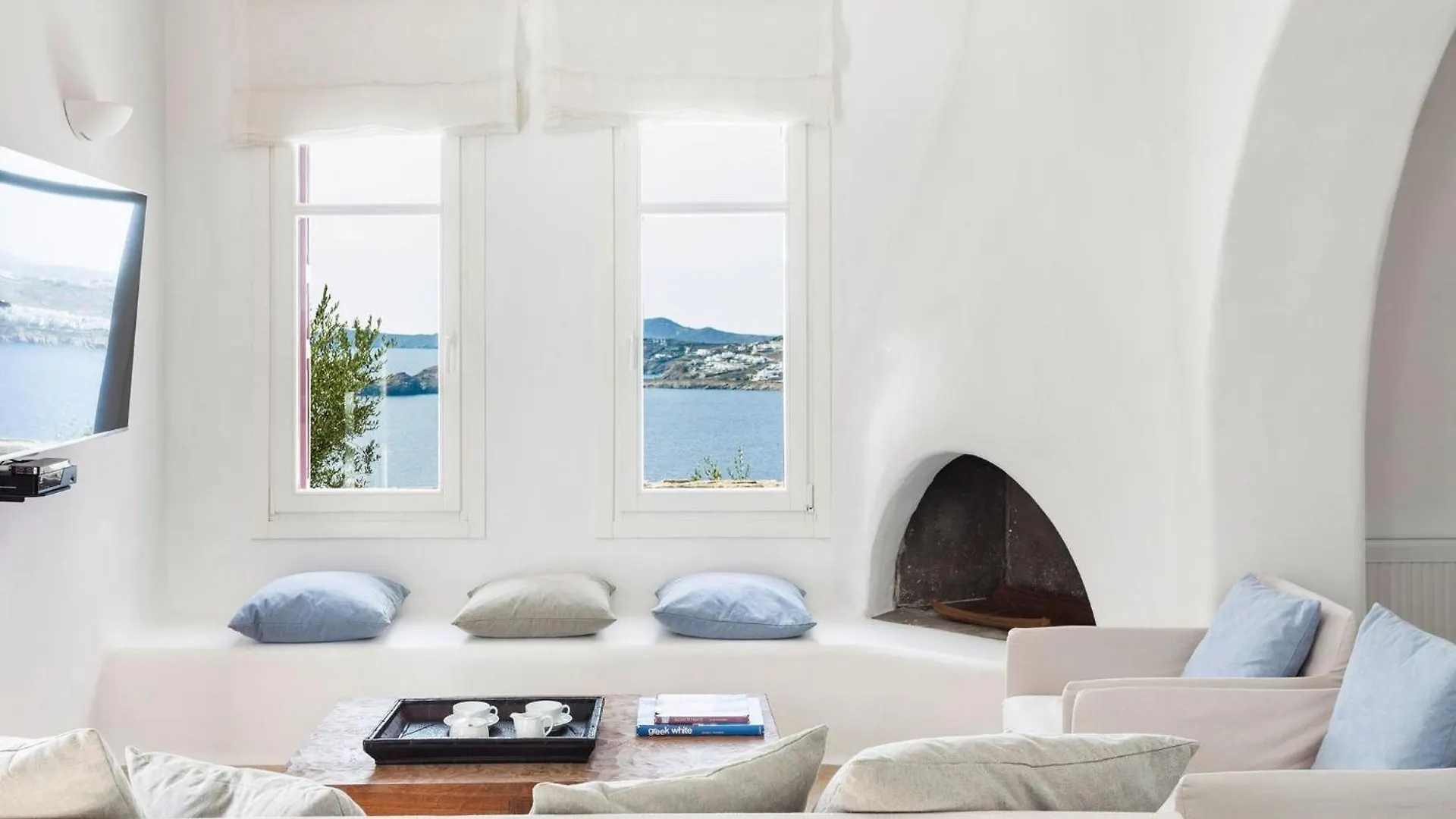Excellent Mykonos Villa Villa Psarrou Epsilon 4 Bedrooms Stunning Sea Views Psarrou Mykonos Town 0*,  اليونان